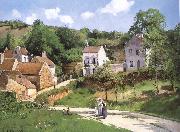 Camille Pissarro Pang plans Schwarz, hidden hills homes oil painting picture wholesale